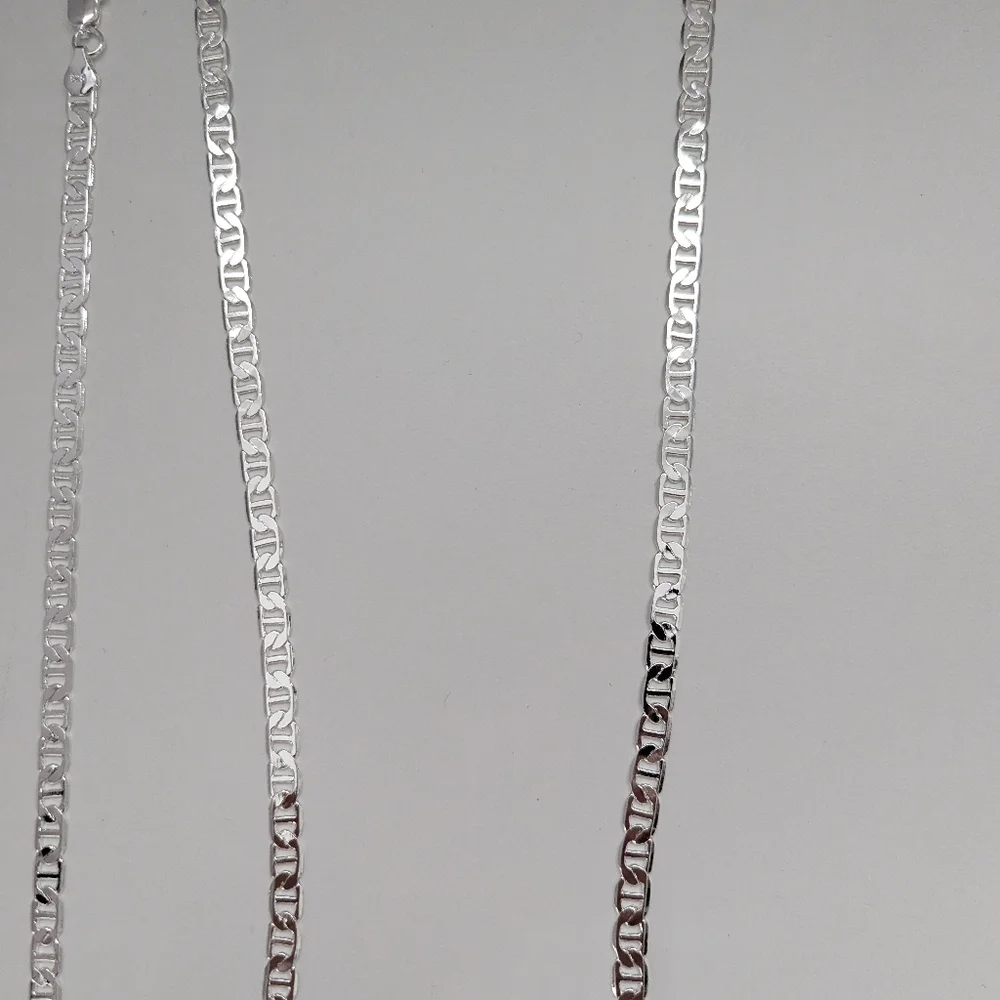 .925 Sterling Silver Necklace and Bracelet Set